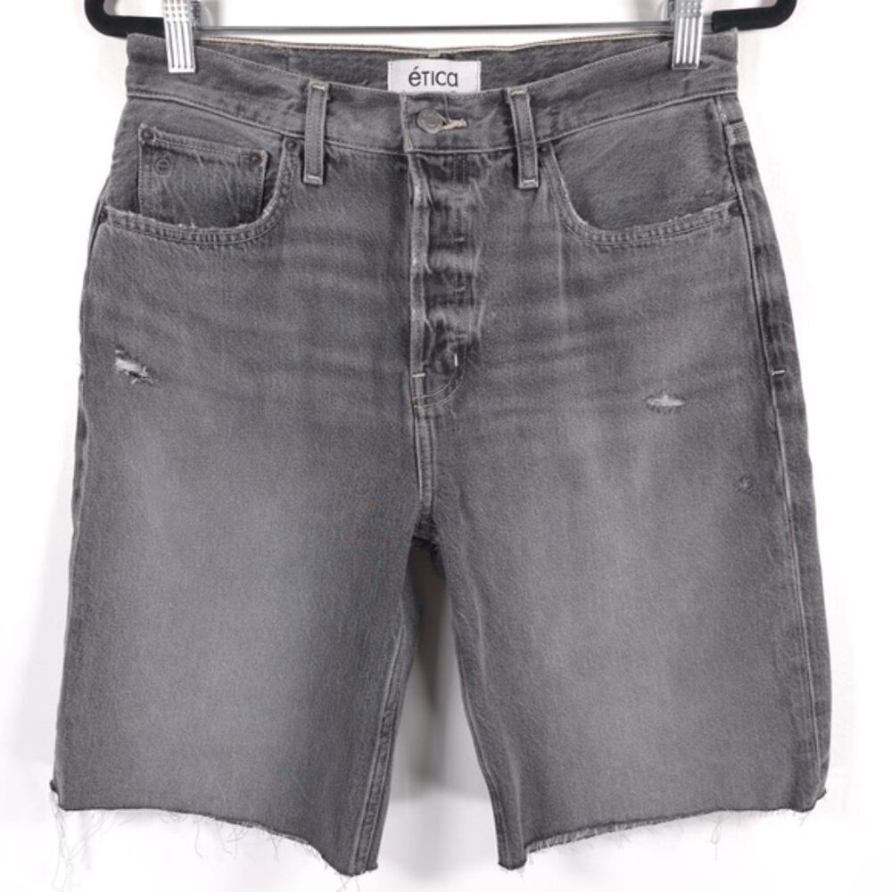 NWT éTICA ORGANIC COTTON Blend Brandy Long‎ Shorts QUARTZSITE EW179122 Size 28